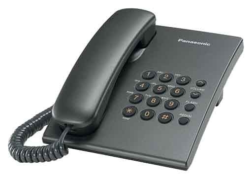 Телефон Panasonic KX-TS2350, темно-серый