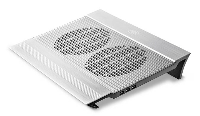 Подставка для охлаждения ноутбука Deepcool N8, серебристый