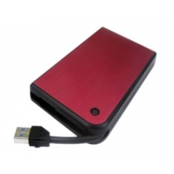 Внешний корпус для HDD/SSD AgeStar 3UB2A14 (RED) SATA II красный 2.5