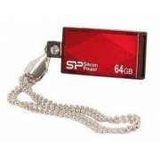 Флеш накопитель 64Gb Silicon Power Touch 810, USB 2.0, Красный