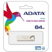 Флеш накопитель 64GB A-DATA UV210, USB 2.0, Металлич., Серебро