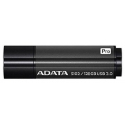Флеш накопитель 128GB A-DATA S102 PRO, USB 3.1, Серый алюминий (Read 600X)