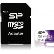 Флеш карта microSD 128GB Silicon Power Superior Pro A1 microSDXC Class 10 UHS-I U3 Colorful 100/80 Mb/s (SD адаптер)