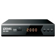 Ресивер DVB-T2 Сигнал HD-300 черный (17300)