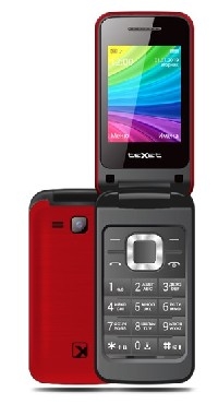 Мобильный телефон TEXET TM-204, красный (гранат) (126811)