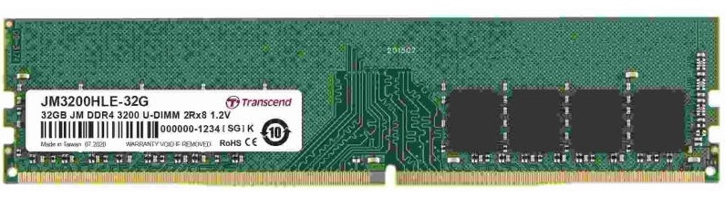 Оперативная память Transcend DDR4 32GB 3200MHz (JM3200HLE-32G)