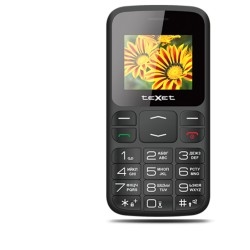 Мобильный телефон  TEXET TM-B208 черный