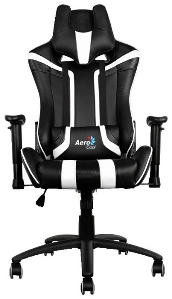 Компьютерное кресло AeroCool AC120 AIR-BW черный/белый