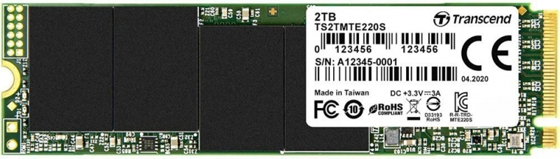 SSD накопитель M.2 Transcend MTE220S 2TB (TS2TMTE220S)