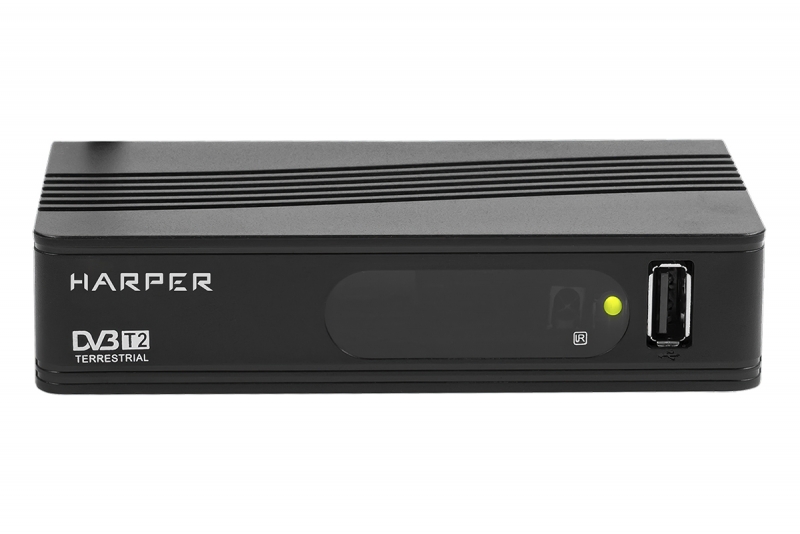 Цифровой телевизионный ресивер HARPER HDT2-1202, черный