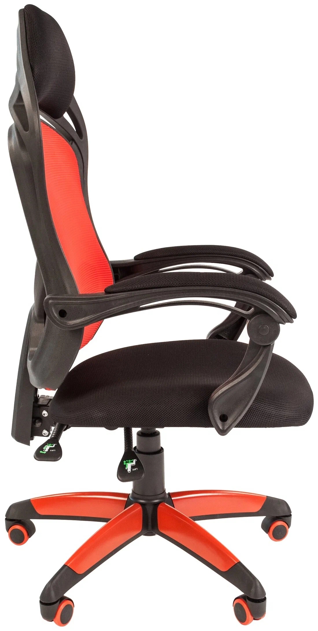 Офисное кресло Chairman черный/красный (7016632)
