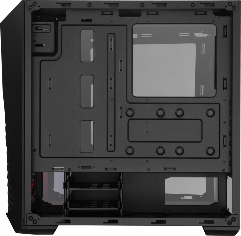 Корпус Cooler Master MasterBox K501L RGB TG, ATX, без БП, черный