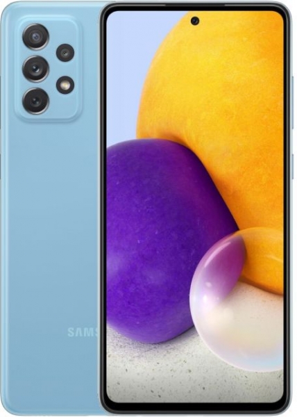 Смартфон Samsung Galaxy A72 6/128Gb, голубой (SM-A725FZBDSER)