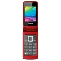 Мобильный телефон TEXET TM-204, красный (гранат) (126811)