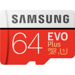 Карта памяти MicroSDXC Samsung EVO Plus 64GB (MB-MC64HA)