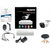 Комплект видеонаблюдения FALCON EYE 4CH + 1CAM KIT FE-104MHD START SMA, белый 