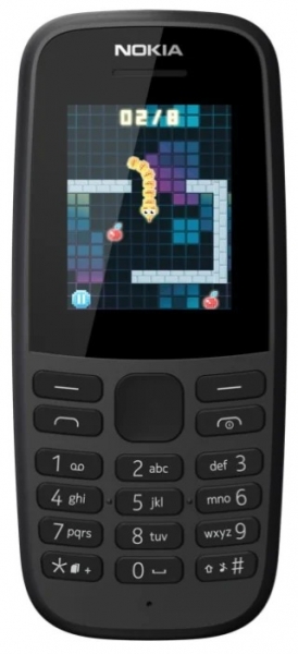 Телефон Nokia 105 SS (2019) 16KIGB01A19 black