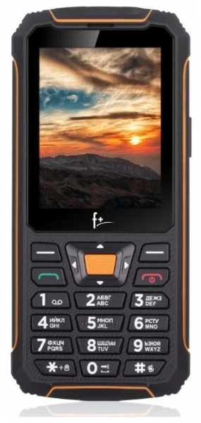 Телефон F+ R280 Black-orange