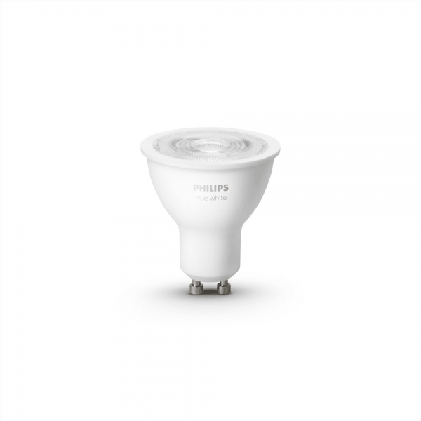 Лампа белая с цоколем GU10 Philips Hue W 5.5W GU10 EU 929001953505