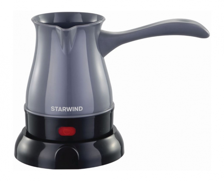 Кофеварка Электрическая турка Starwind STP3061 серый/черный