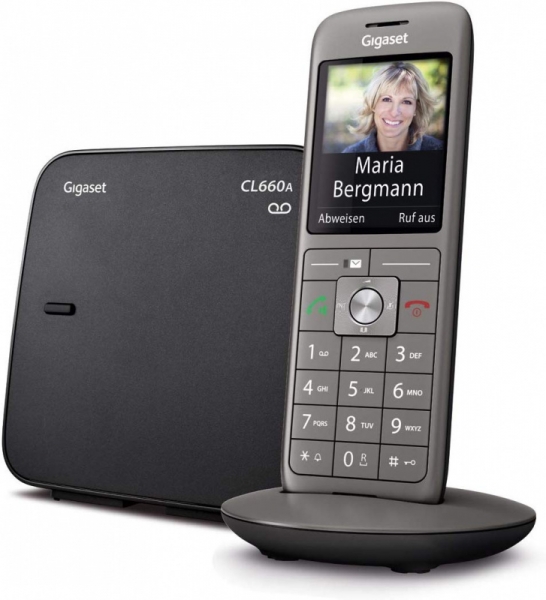 Телефон Dect Gigaset CL660A, черный