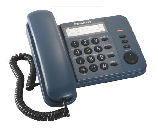 Телефон Panasonic KX-TS2352RUC, синий