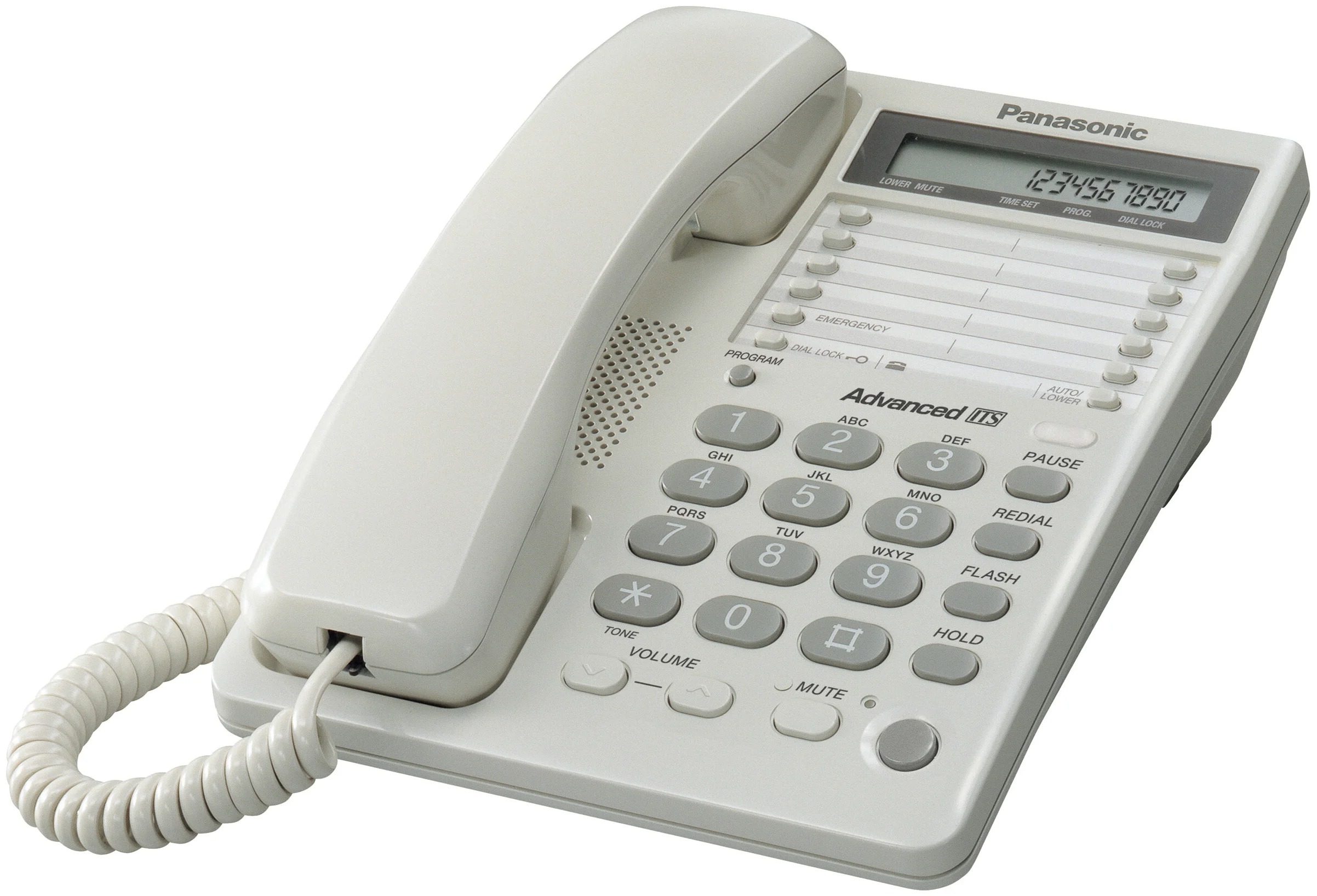 Телефон проводной Panasonic KX-TS2362RUW, белый