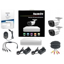 Комплект видеонаблюдения Falcon Eye FE-104MHD Light Smart, белый