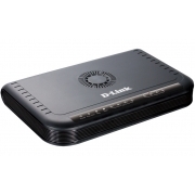 D-Link DVG-5004S/D1A, VoIP Gateway with 4 FXS ports, 1 10/100Base-TX WAN port, and 4 10/100Base-TX LAN ports.