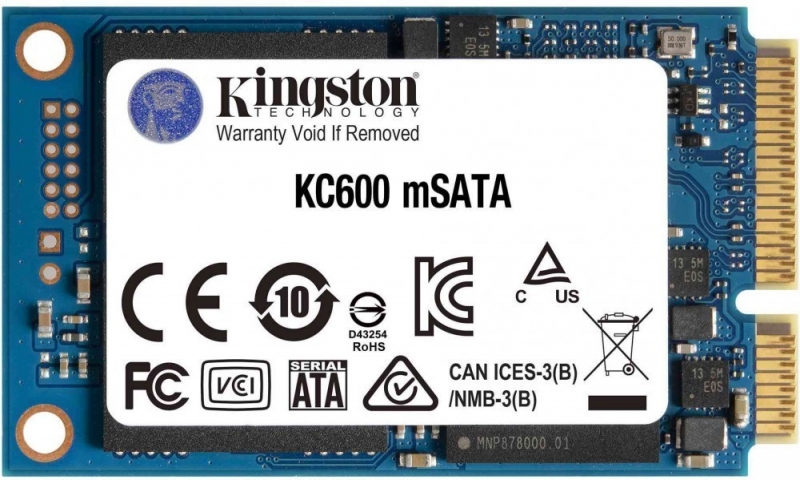 SSD накопитель mSATA Kingston KC600 512GB (SKC600MS/512G)