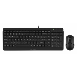 Комплект (клавиатура+мышь) A4Tech Fstyler F1512, черный