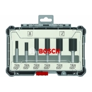 Набор пазовых фрез Bosch 2607017465 (6 шт; хвостовик 6 мм)