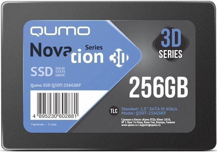 SSD накопитель QUMO QM Novation 256GB Q3DT-256GSKF