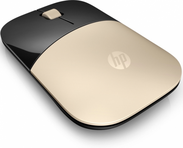 Мышь HP Z3700, черный/золотистый