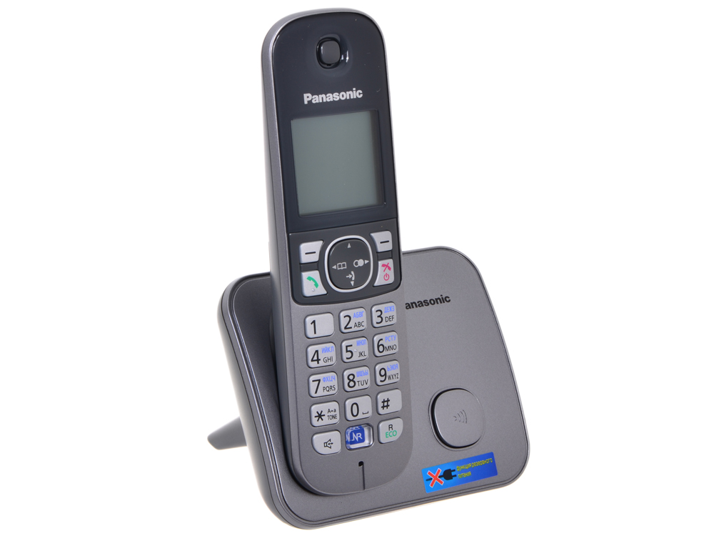 Телефон Panasonic KX-TG6811RUM, серый
