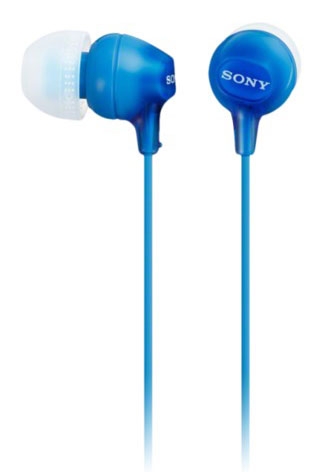 Гарнитура Sony MDR-EX15A, голубой