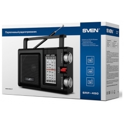 Радиоприемник SVEN SRP-450, черный (SV-017149)