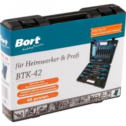 Набор инструмента Bort BTK-42 (42 предмета)