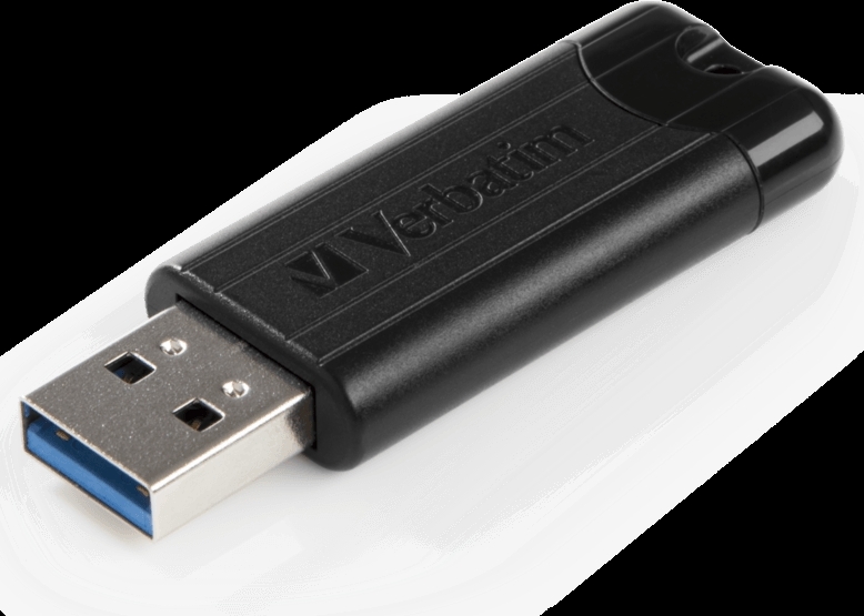 USB флешка Verbatim PINSTRIPE 128GB (49319)