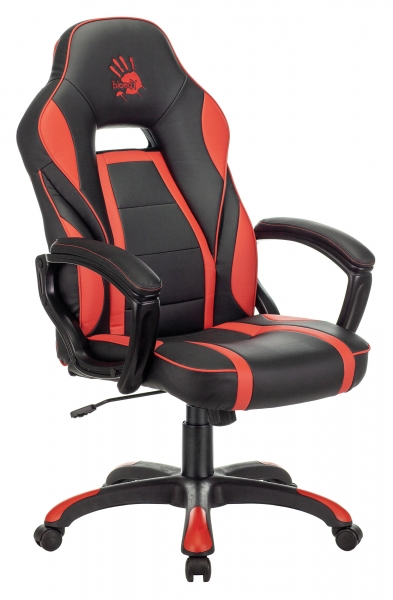 Кресло игровое A4Tech Bloody GC-350, черный/красный