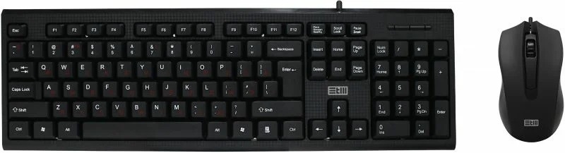 Проводной набор клавиатура + мышь STM 301C black