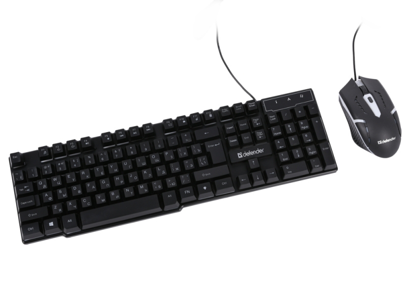 Комплект (клавиатура+мышь) DEFENDER Sydney C-970, черный (45970)