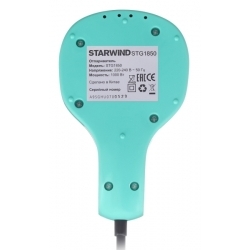 Отпариватель Starwind STG1850, черный/бирюзовый