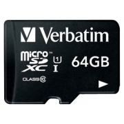 Карта памяти MicroSDXC Verbatim 64GB (44084)