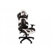 Офисное кресло Chairman game 25 экопремиум черный/белый