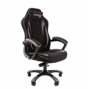 Офисное кресло Chairman game 28 черный/серый