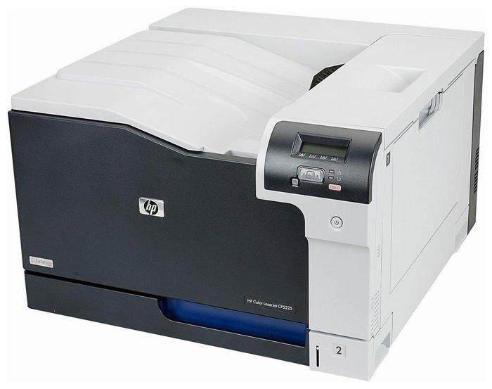 Лазерный принтер HP Color LaserJet CP5225DN белый/черный (CE712A)
