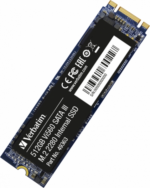SSD накопитель M.2 2280 Verbatim Vi560 512GB (49363)