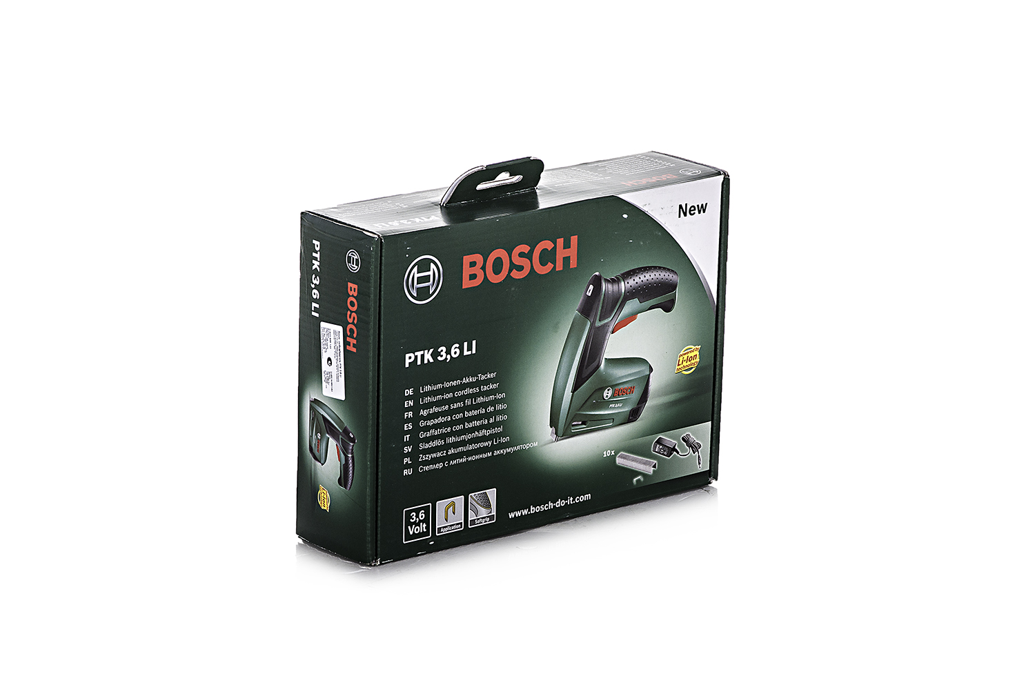 Аккумуляторный степлер Bosch PTK 3.6 Li 0.603.968.120