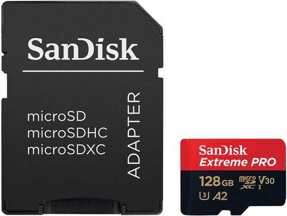 Карта памяти MicroSDXC Sandisk Extreme 128Gb (SDSQXCY-128G-GN6MA)